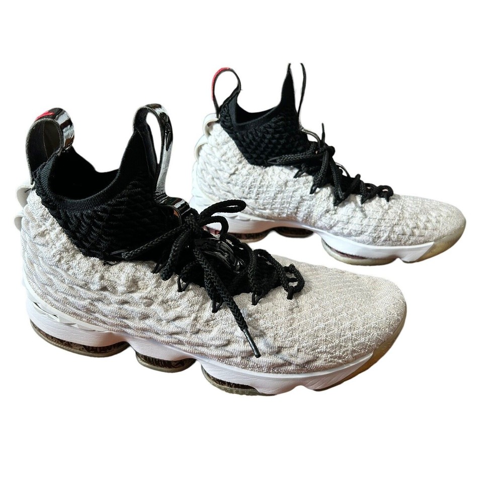 Nike LeBron "15" Graffiti Off‎ White/Black Shoes Size 9.5 Men's